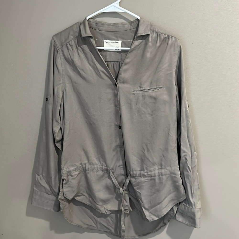 Rag & Bone Drawstring Tunic Xs - image 1